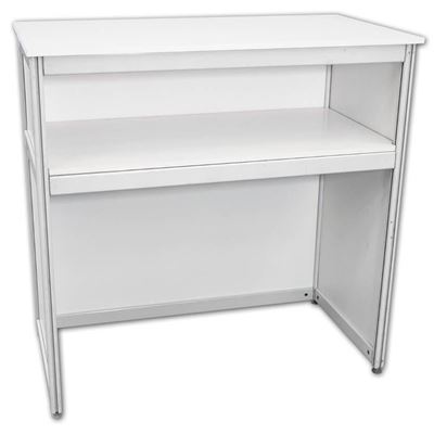 Picture of Quickdesk with shelf